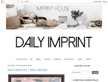 Tablet Screenshot of dailyimprint.net